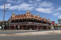 The Shamrock Hotel, established in 1871, is a double-storeyed, verandahed buiding of