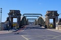 Historic Rochester Bridge, Rochester, Kent, England, UK. Royalty Free Stock Photo