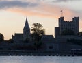 Rochester castle and cathedral Royalty Free Stock Photo