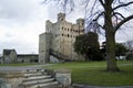 Rochester Castle at dusk, Kent, UK Royalty Free Stock Photo