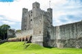 Rochester Castle on the river Medway Royalty Free Stock Photo