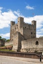 Rochester Castle 12th-century. Castle and ruins of fortifications. Kent, South East England. Royalty Free Stock Photo