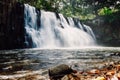 Rochester Falls. Amazing cascade waterfall at Mauritius