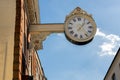 The old Corn Exchange clock in Rochester on March 24, 2019 Royalty Free Stock Photo