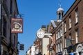 The old Corn Exchange clock in Rochester on March 24, 2019 Royalty Free Stock Photo