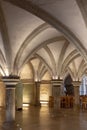 View of the crypt in the Cathedral at Rochester on March 24, 2019 Royalty Free Stock Photo