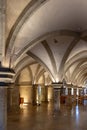 View of the crypt in the Cathedral at Rochester on March 24, 2019 Royalty Free Stock Photo