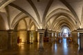 View of the crypt in the Cathedral at Rochester on March 24, 2019 Royalty Free Stock Photo