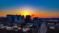 Rochester Minnesota Downtown Skyline at Dusk