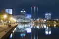 Skyline of Rochester New York at Night