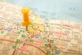 Rochester Pin Point Map Royalty Free Stock Photo