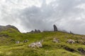 Misty old man of Storr Royalty Free Stock Photo