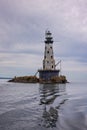 Rock of Ages Lighthouse On Lake Superior Royalty Free Stock Photo