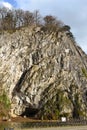 The rock Anticlinal of Durbuy Royalty Free Stock Photo
