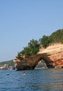 Rock arch on Great Lakes