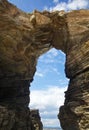 Rock arch at Playa de las Catedrales