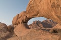 Rock Arch at Spitzkoppe, Erongo, Namibia, Africa Royalty Free Stock Photo