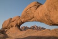 Rock Arch at Spitzkoppe, Erongo, Namibia, Africa Royalty Free Stock Photo