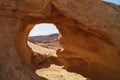 Rock Arch in Valley of Fire, Nevada Royalty Free Stock Photo