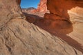 Rock Arch Valley of Fire Royalty Free Stock Photo