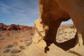 Rock Arch in Valley of Fire, Nevada, USA Royalty Free Stock Photo