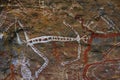 Rock art at Ubirr, kakadu national park, australia