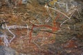 Rock art at Ubirr, kakadu national park, australia