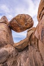 Rock Balances in Grapevine Hills Royalty Free Stock Photo