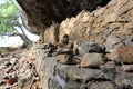 Rock balancing around the way to the top of Pidurangala Rock to Royalty Free Stock Photo