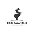Rock balancing logo designs inspirations