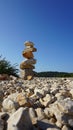 Rock Balancing: Stone Stacking Art Royalty Free Stock Photo