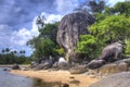 The rock at the beach