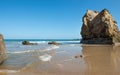 Rock and beach; Biarritz. France Royalty Free Stock Photo