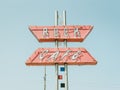 Rock Cafe vintage sign, on Route 66 in Stroud, Oklahoma Royalty Free Stock Photo