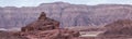 The rock called spiral hill in timna national park