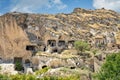 Rock Carved Houses At Urgup Cappadocia, Nevsehir, Turkey Royalty Free Stock Photo