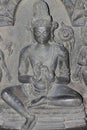 Rock carved Lord Buddha, ancient indian sculpture and artwork gallery of Indian Museum