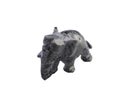 Rock Carving Of Elephant On White Background Royalty Free Stock Photo