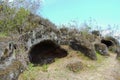 Rock Carving - Floreana Island - Galapagos Royalty Free Stock Photo