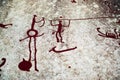 Rock Carvings Royalty Free Stock Photo
