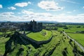 Rock of Cashel, also known as Cashel of the Kings and St. Patricks Rock, is a historic site located at Cashel, County Tipperary, I Royalty Free Stock Photo