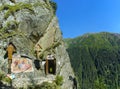 The rock cell of Father Arsenie Boca from the Fagaras mountains