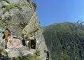 The rock cell of Father Arsenie Boca from the Fagaras mountains