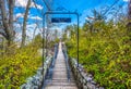 Rock City Gardens Bridge in Chattanooga, Tennessee