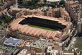 The rock the city of principaute of monaco and monte carlo in th Royalty Free Stock Photo