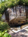 Rock Cliff above French Broad River