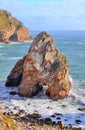 Rock cliffs by the sea (Cabo da Roca) Royalty Free Stock Photo