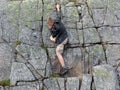 The rock-climber 01 Royalty Free Stock Photo