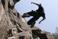 Rock climber Royalty Free Stock Photo