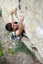 Rock climber Royalty Free Stock Photo
